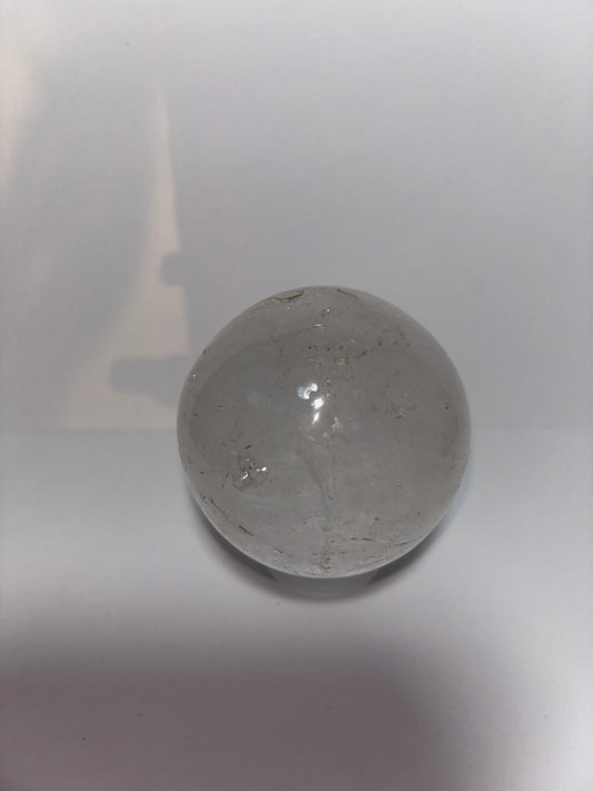 Clear quartz sphere