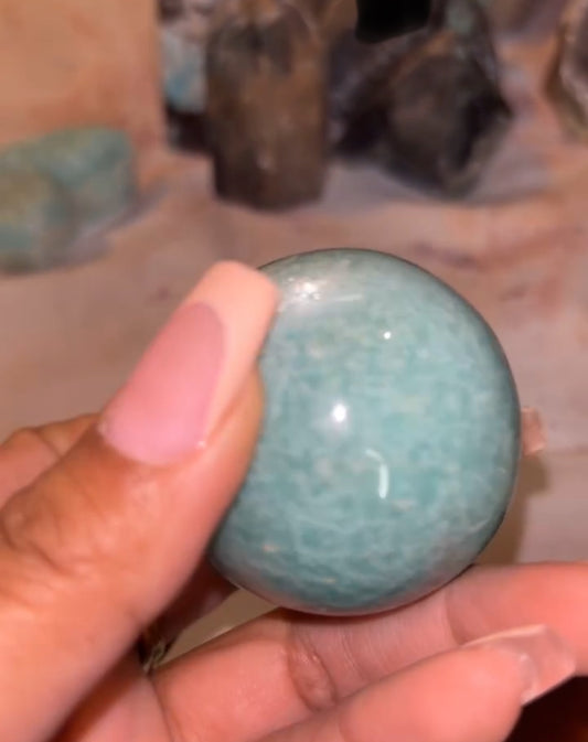 Amazonite sphere