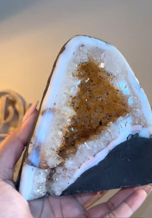 Brazilian citrine cathedral