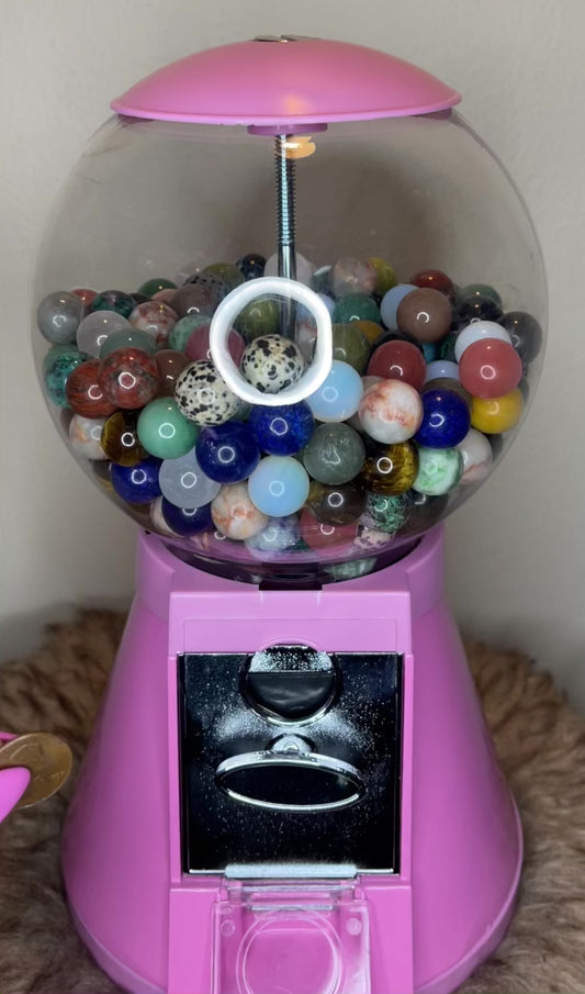 Customized crystal sphere gumball machine