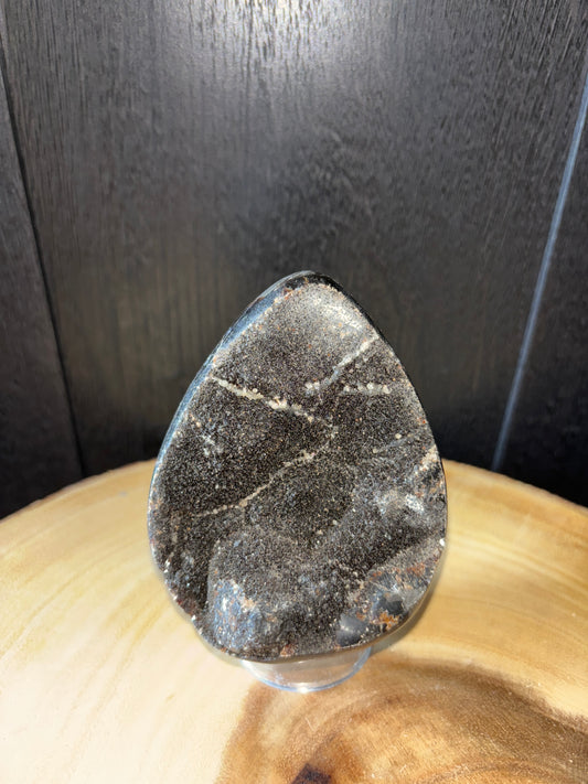 Septarian geode egg