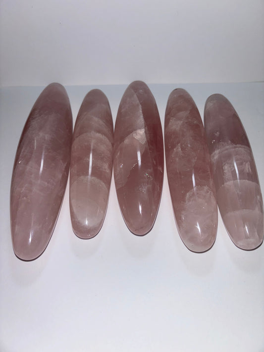 Rose quartz massager wands