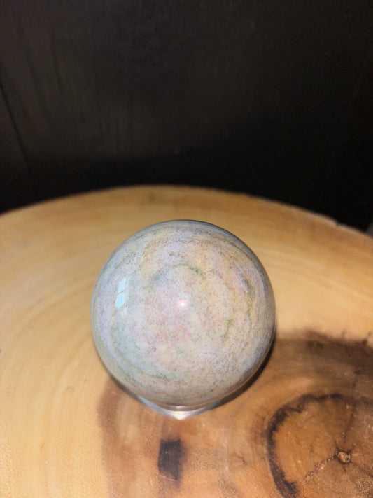 Pastel ocean jasper sphere